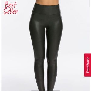 Spank Faux Leather Leggings